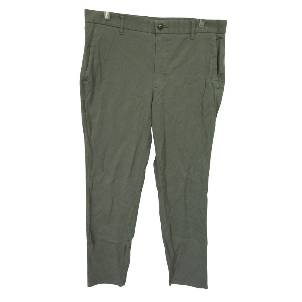 Everlane Uniform Slim Fit Performance Chino Mens 34x32 Olive Green Excellent